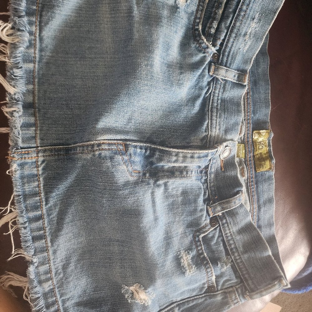 Hollister denim miniskirt